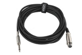 GEWA Basic Line mikrofonkabel 6 m, XLR-hunn til mono-jack