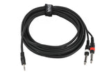 GEWA Basic Line Y-kabel 6 m, 3,5 mm minijack til 2 x mono-jack