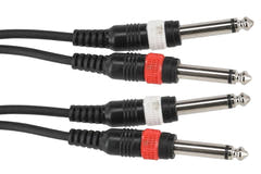 GEWA Basic Line dobbeltkabel 3 m, 2 x mono-jack