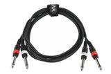 GEWA Basic Line dobbeltkabel 1,5 m, 2 x mono-jack
