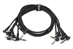 GEWA Basic Line patchkabel 0,9 m, vinklet stereo-jack, 6 stk.