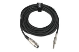 GEWA Basic Line mikrofonkabel 9 m, XLR-hunn til mono-jack