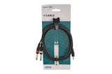 GEWA Basic Line Y-kabel 1,5 m, 3,5 mm minijack til 2 x mono-jack