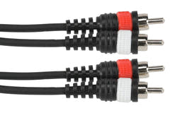 GEWA Basic Line dobbeltkabel 1,5 m, 2 x cinch i begge ender