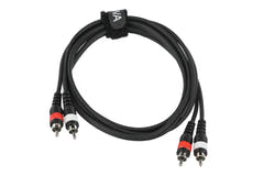 GEWA Basic Line dobbeltkabel 1,5 m, 2 x cinch i begge ender