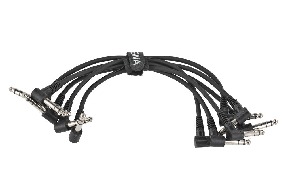 GEWA Basic Line patchkabel 0,3 m, vinklet stereo-jack, 6 stk.