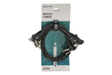 GEWA Basic Line patchkabel 0,6 m, vinklet stereo-jack, 6 stk.