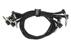GEWA Basic Line patchkabel 0,6 m, vinklet stereo-jack, 6 stk.