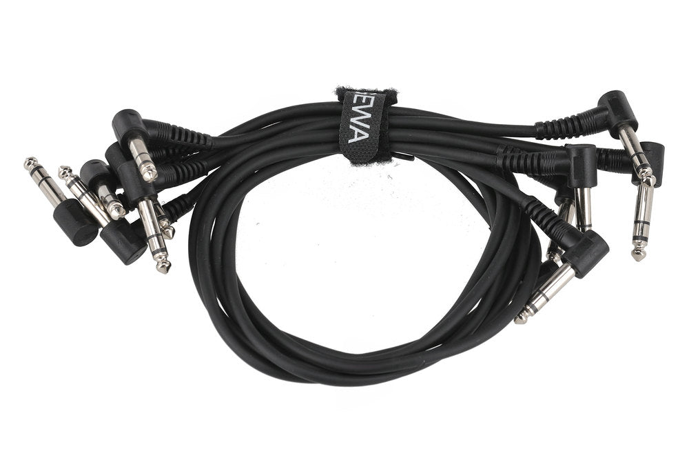 GEWA Basic Line patchkabel 0,6 m, vinklet stereo-jack, 6 stk.