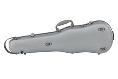 GEWA Polycarbonate formkasse til fiolin 1/2-4/4, sølv
