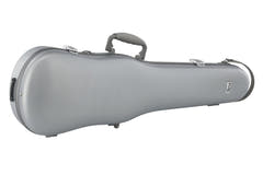 GEWA Polycarbonate formkasse til fiolin 1/2-4/4, sølv