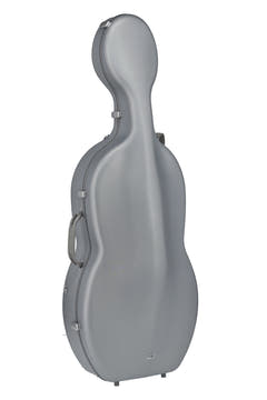 GEWA Polycarbonate cellokasse 4/4, sølv