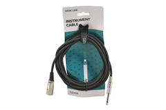 GEWA Basic Line instrumentkabel 3 m, mono-jack til XLR-hann