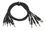 GEWA Basic Line patchkabel 0,9 m, rett monojack, 6 stk.