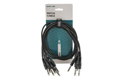 GEWA Basic Line patchkabel 0,9 m, rett monojack, 6 stk.