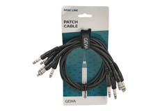 GEWA Basic Line patchkabel 0,6 m, rett stereo-jack, 6 stk.