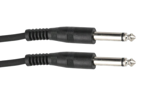 GEWA Basic Line patchkabel 0,1 m, rett mono-jack, 6 stk.