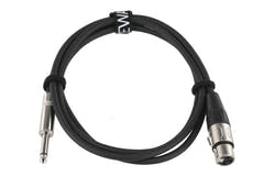 GEWA Pro Line mikrofonkabel 1,5 m, XLR-hunn til mono-jack