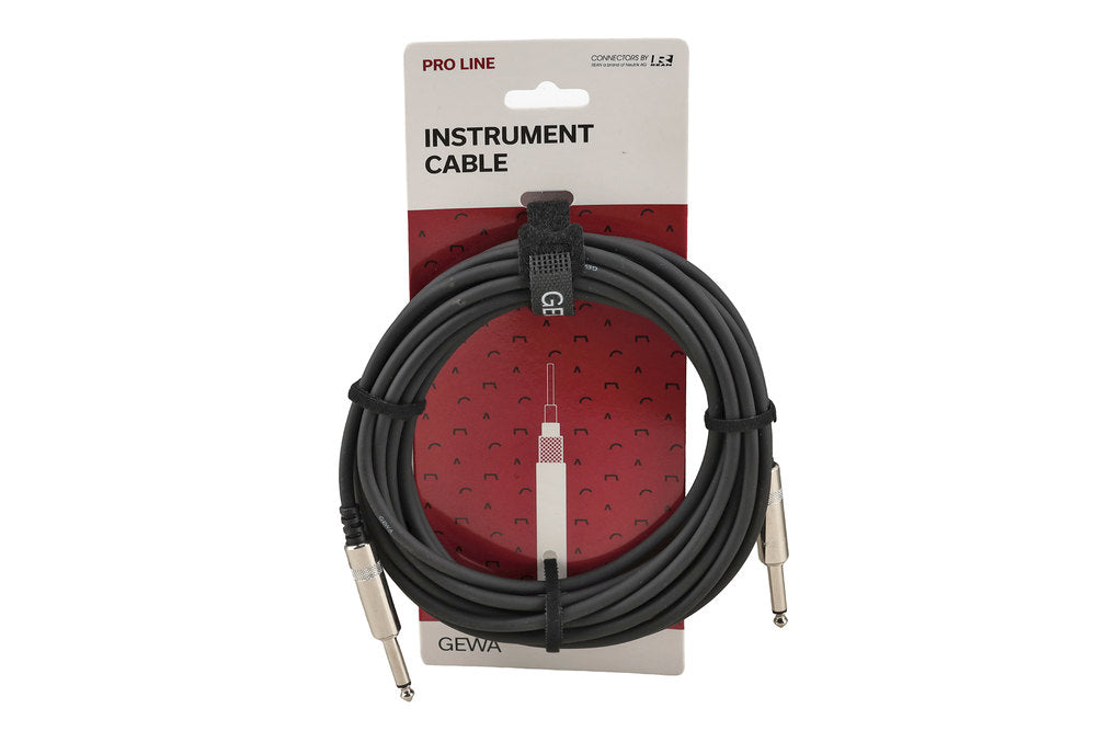 GEWA Pro Line instrumentkabel 6 m, rett jackplugg