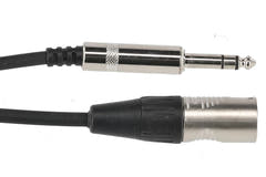 GEWA Pro Line balansert kabel 3 m, stereo-jack til XLR-hann