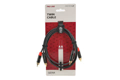 GEWA Pro Line dobbeltkabel 1,5 m, 2 x cinch