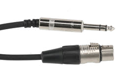 GEWA Pro Line balansert kabel 3 m, stereo-jack til XLR-hunn