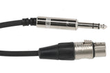 GEWA Pro Line balansert kabel 3 m, stereo-jack til XLR-hunn