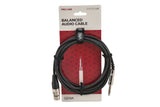 GEWA Pro Line balansert kabel 3 m, stereo-jack til XLR-hunn