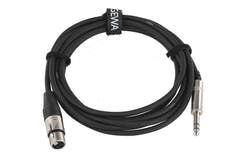 GEWA Pro Line balansert kabel 3 m, stereo-jack til XLR-hunn
