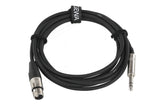 GEWA Pro Line balansert kabel 3 m, stereo-jack til XLR-hunn