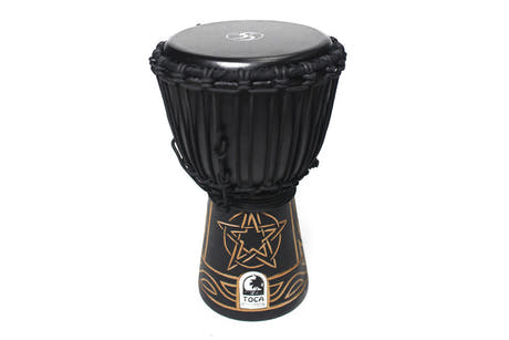 Toca Sully Erna Black Mamba djembe 8", mahogni og geiteskinn