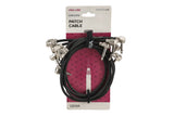 GEWA Pro Line patchkabel 0,5 m, vinklede pancake-plugger