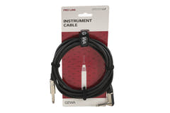GEWA Pro Line instrumentkabel 3 m, rett til vinklet jack