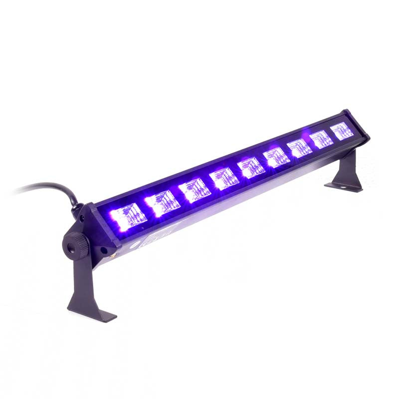 LIGHT4ME LED BAR UV 9 + HVID profesjonell lysdekorasjon 9x3W
