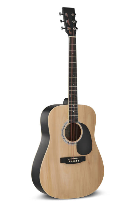VGS Cataluna western-gitar, natur, med gig bag