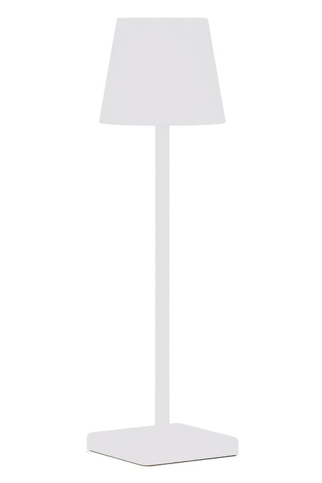 GEWA PL-48 pianolampe med 48 LED og batteri, matt hvit