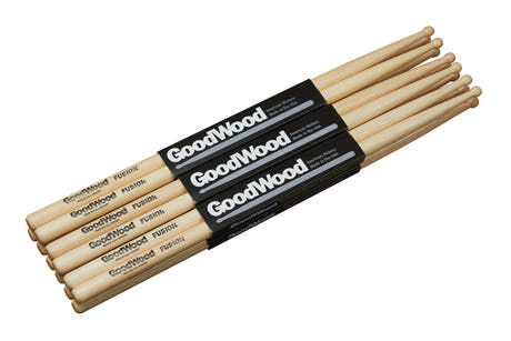 Vater Goodwood Fusion trommestikker, hickory 2. sortering, trespiss