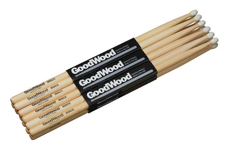 Vater Goodwood Rock trommestikker, hickory 2. sortering, nylontupp