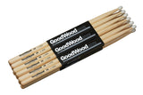 Vater Goodwood 2B trommestikker, hickory 2. sortering, nylontupp