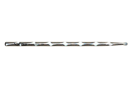 Vater Color Wrap 5A Silver Optic trommestikker, hickory, nylonspiss