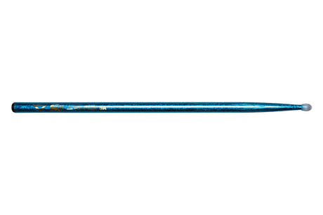 Vater Color Wrap 5A Blue Sparkle trommestikker, hickory, nylonspiss