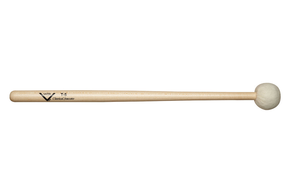 Vater Timpani Mallet T5 paukekøller, middels hard filt, avsmalnende skaft