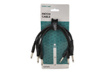 GEWA Basic Line patchkabel 0,3 m, rett mono-jack, 6 stk.