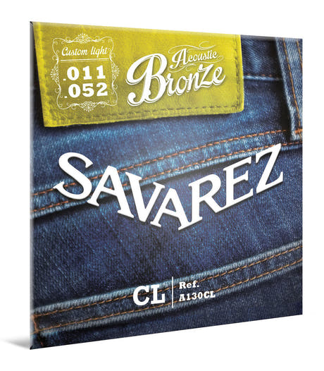 Savarez A130CL Bronze westerngitarstrenger, custom light .011 til .052