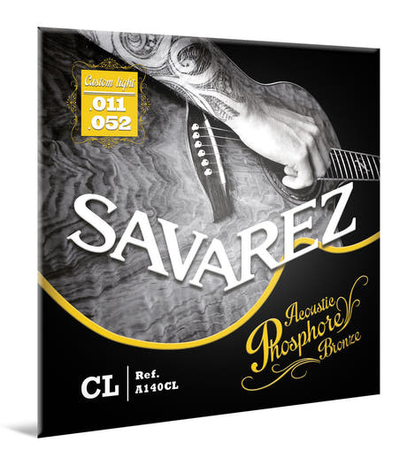 Savarez A140CL Acoustic Phosphor Bronze, custom light .011 til .052