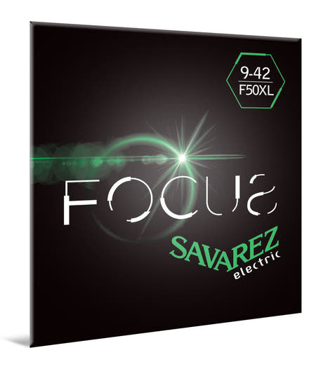 Savarez F50XL Focus elektriske gitarstrenger, ekstra light .009 til .042