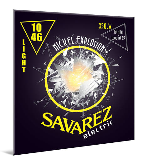 Savarez X50LW Nickel Explosion, light .010 til .046 med spunnet G