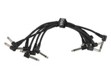 GEWA Basic Line patchkabel 0,3 m, vinklet mono-jack, 6 stk.
