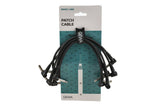 GEWA Basic Line patchkabel 0,3 m, vinklet mono-jack, 6 stk.