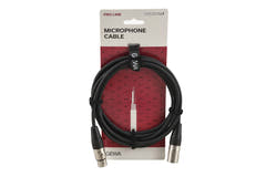 GEWA Pro Line mikrofonkabel 3 m, XLR-hunn til XLR-hann